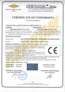 certificate of conformity